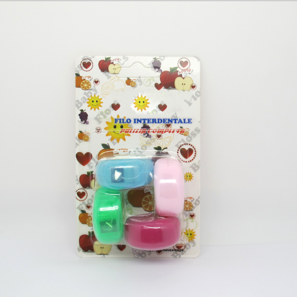 Small round box 4 vacuum-formed polyester dental floss detail image 2