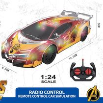 666-52 1:24 four-way 8 colored lights Iron Man remote control car