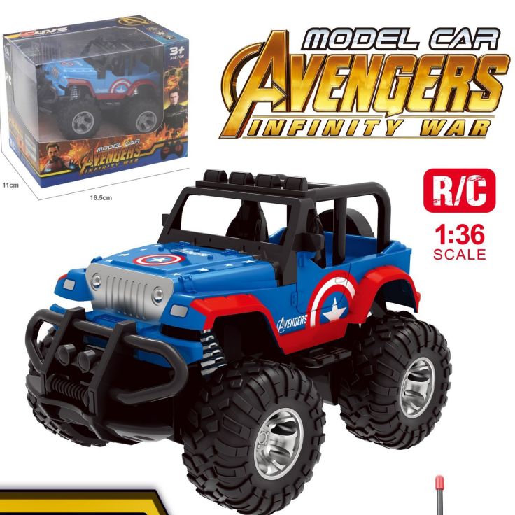 666-20 Window box 1:36 Four-way Avengers remote control car