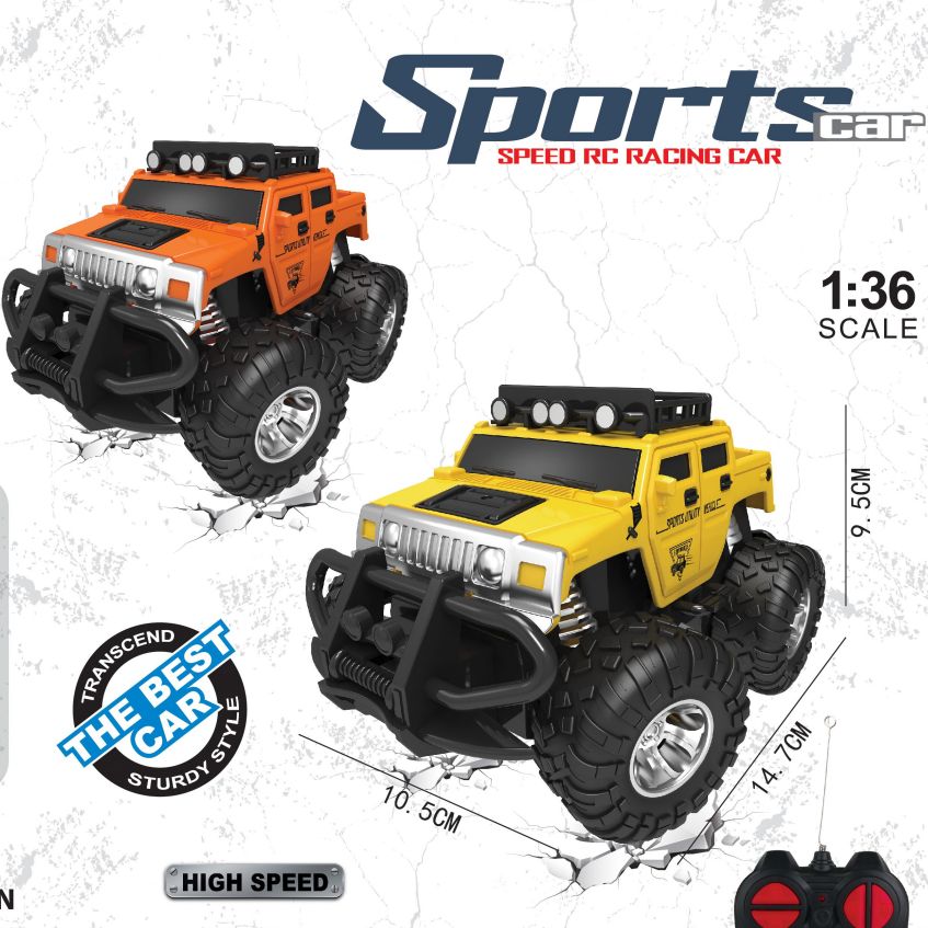666-39 Window box 1:36 Four-way Hummer remote control off-road vehicle