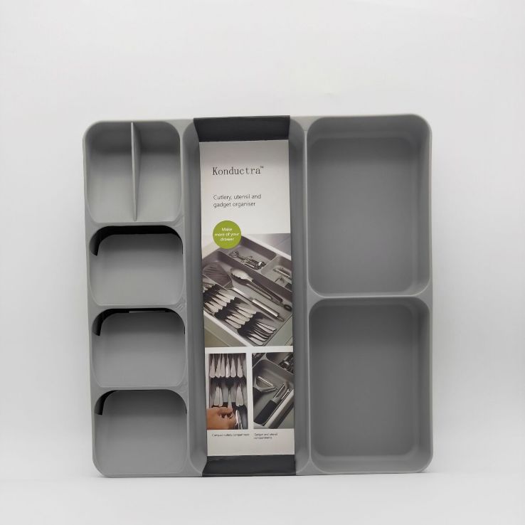 Kitchen cutlery rack 3-in-1 storage box