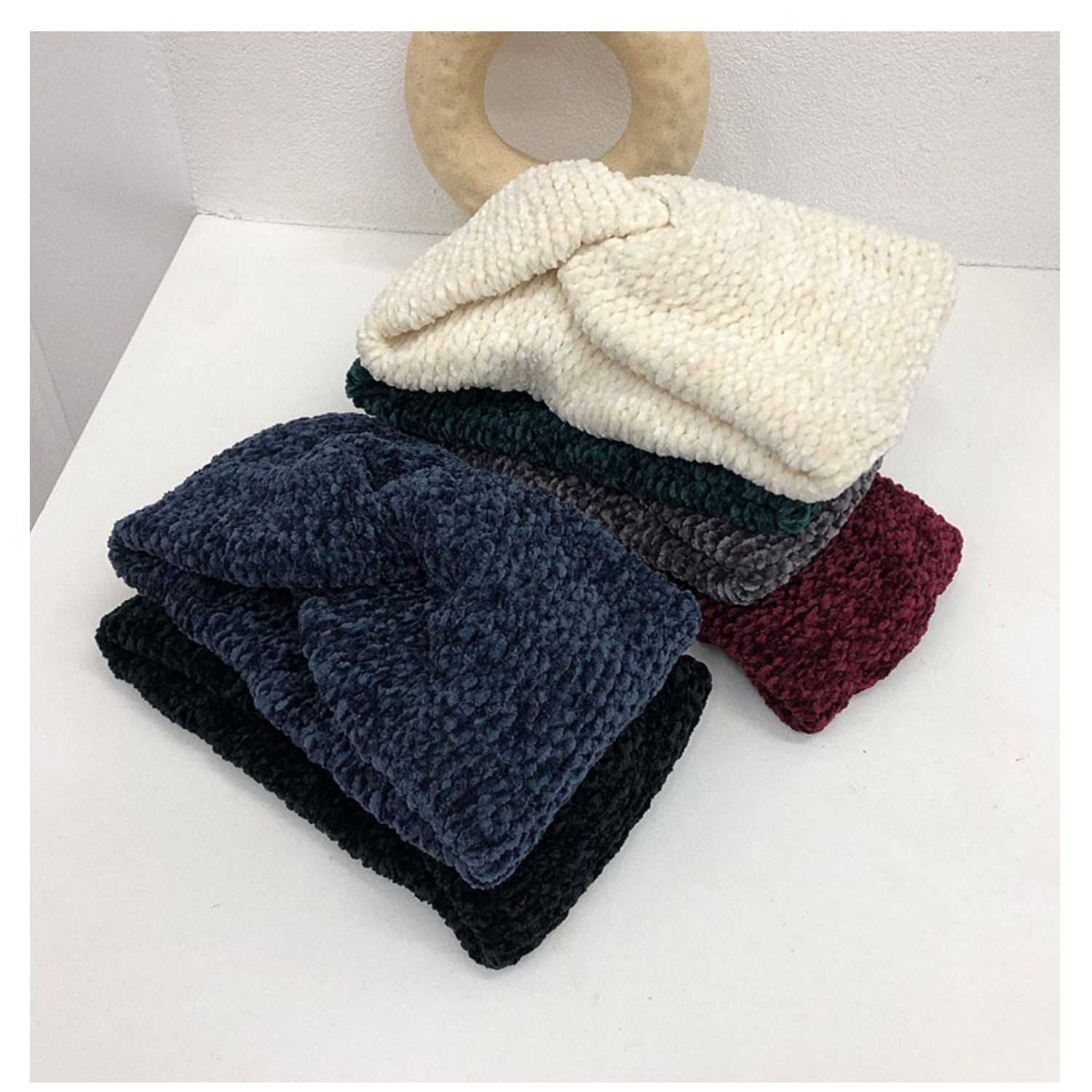 Wool headband, knitted headband, factory direct sales, can be customized 94 samples