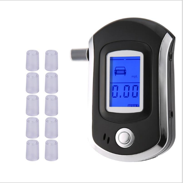 Portable handheld breathing alcohol tester detail image 2