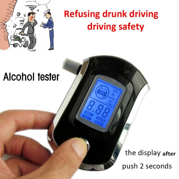 Portable handheld breathing alcohol tester detail image 5