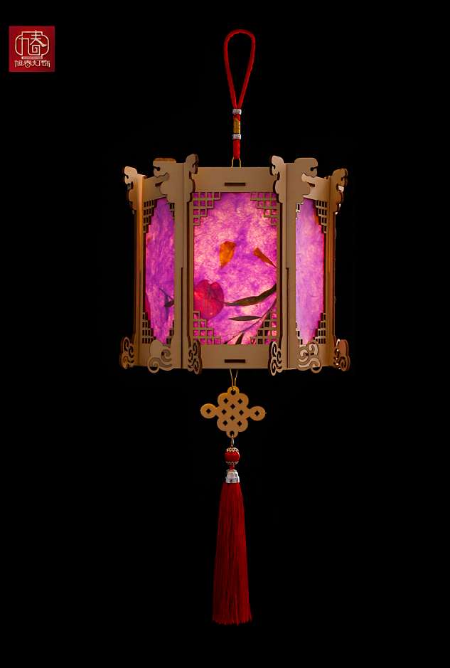 Children's hand-held luminous small lanterns LED, kindergarten babies' hand-held DIY handcrafted material kits Specification drawing