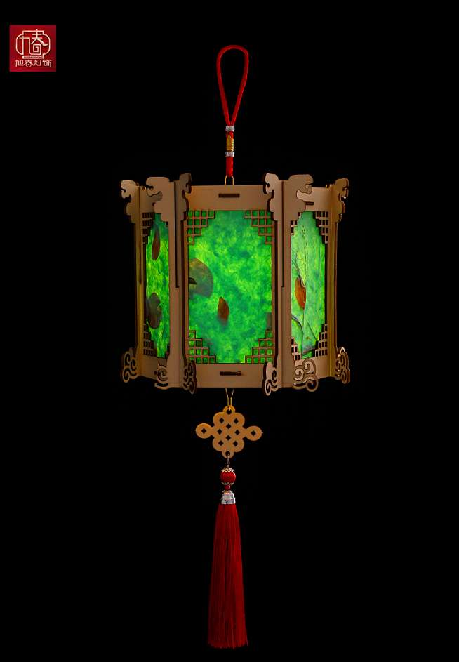 Children's hand-held luminous small lanterns LED, kindergarten babies' hand-held DIY handcrafted material kits details Picture