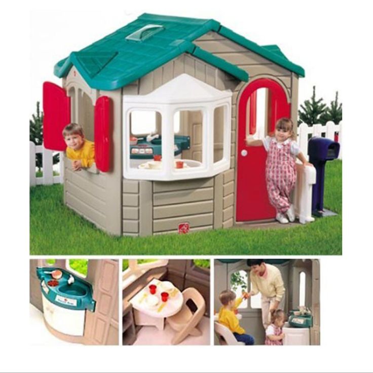 Imported children's toys role play outdoor play house courtyard