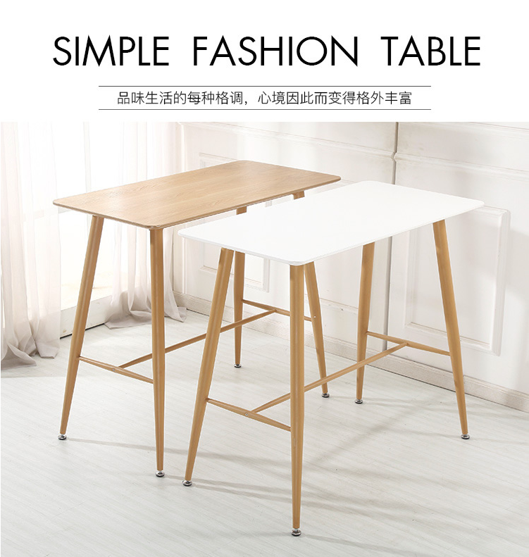 吕字家具-实木吧台桌现代简约高脚方桌家用小吧桌阳台桌洽谈餐桌详情4