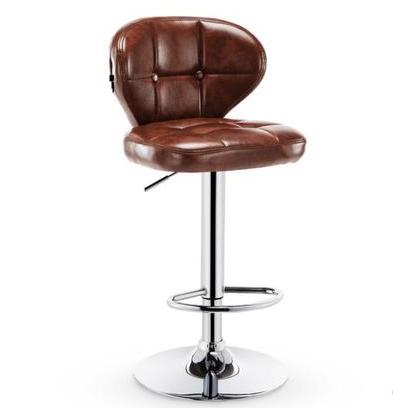 吕字家具日式时尚餐凳长条吧台椅矮款高脚凳直播旋转复古新品矮凳详情图5