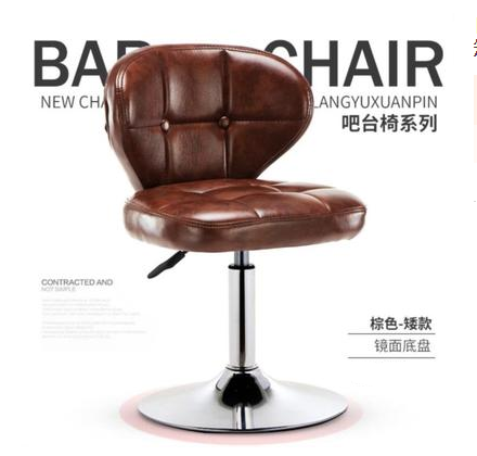 吕字家具日式时尚餐凳长条吧台椅矮款高脚凳直播旋转复古新品矮凳详情图13