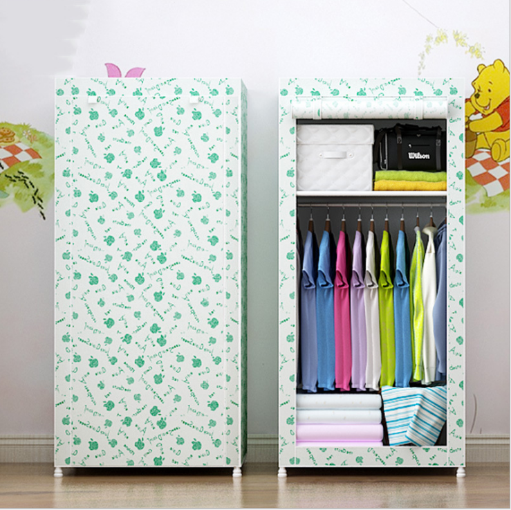 加厚钢管牛津布衣柜详情图3