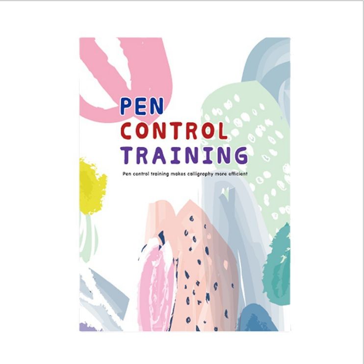 A quick practice book for children's pen control techniques