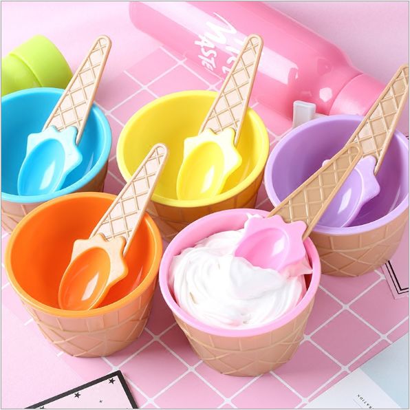 Cute ice cream bowl for kids