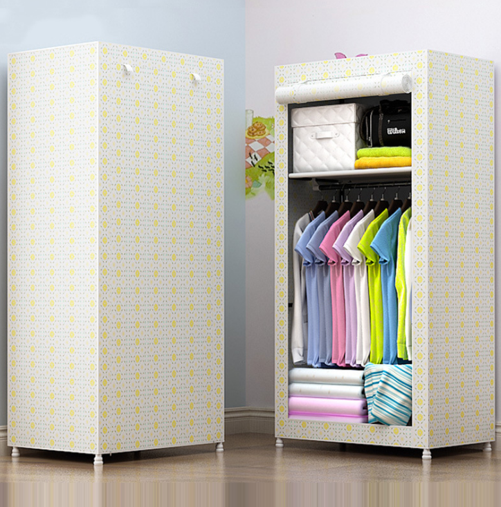 加厚钢管牛津布衣柜详情图4