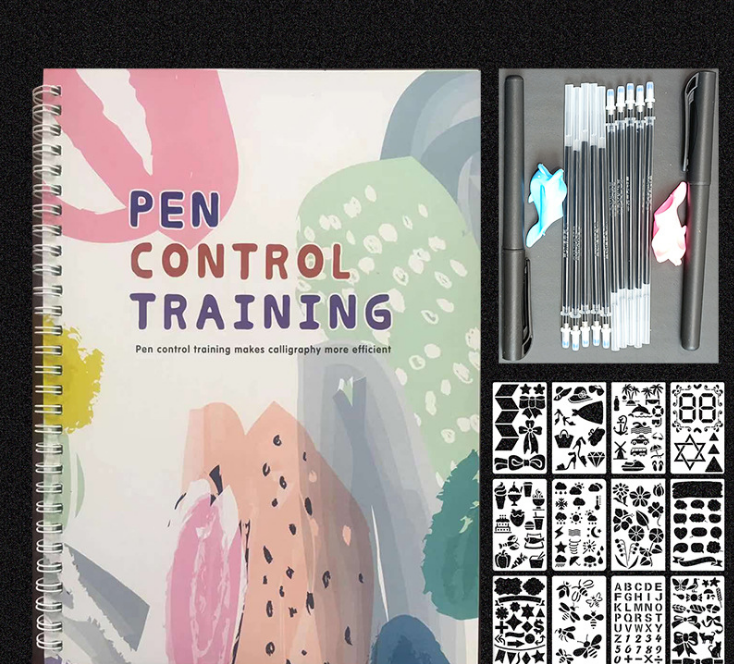 A quick practice book for children's pen control techniques detail image 3