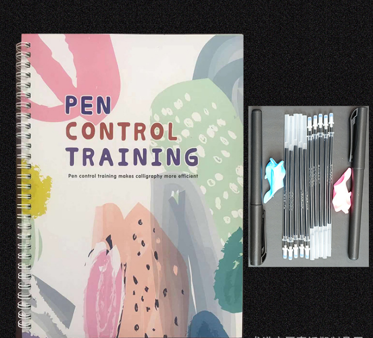 A quick practice book for children's pen control techniques detail image 2