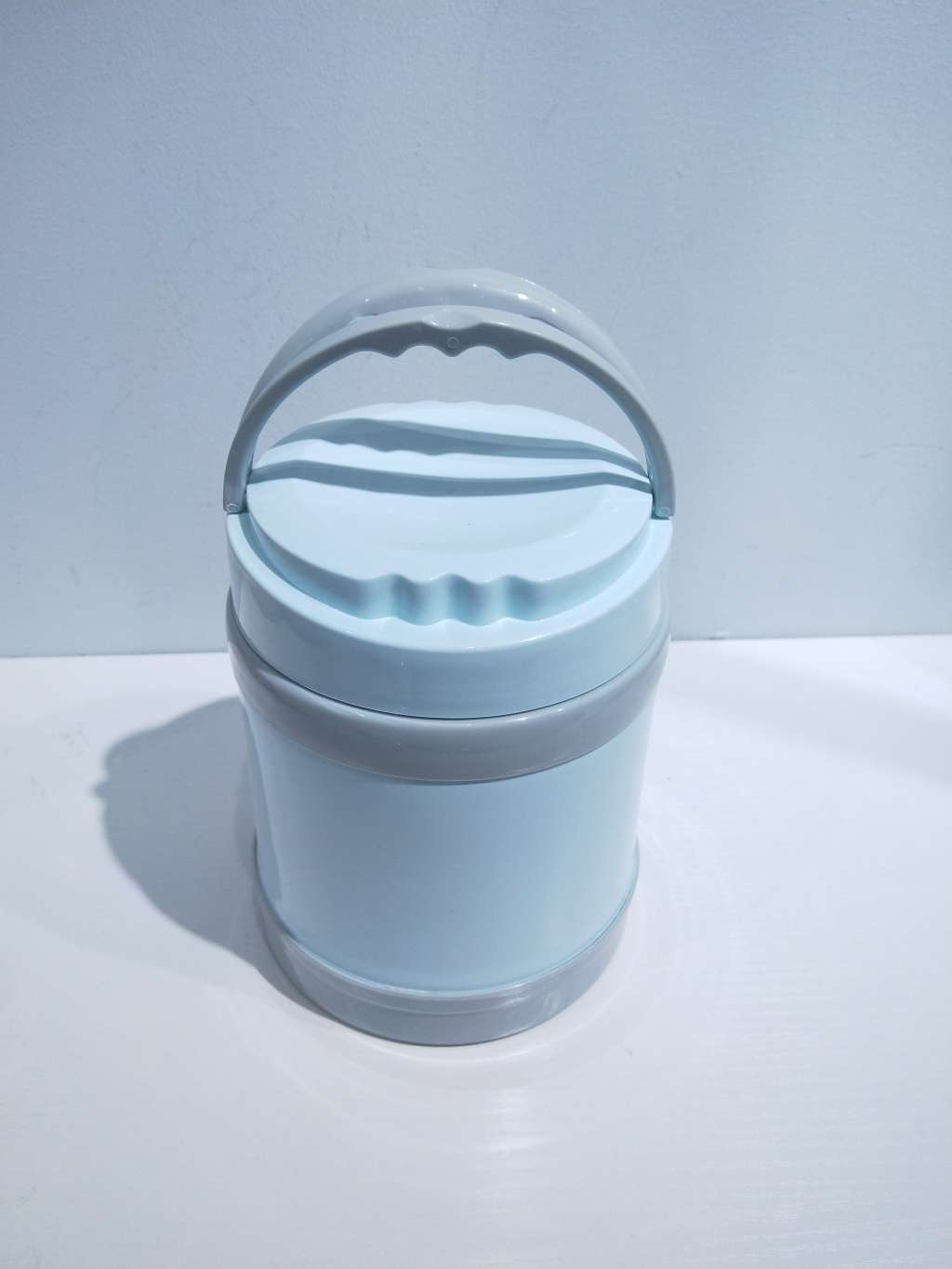 T07-8872不锈钢保温饭盒 便携式提手保温桶 便当盒塑料餐具详情图5