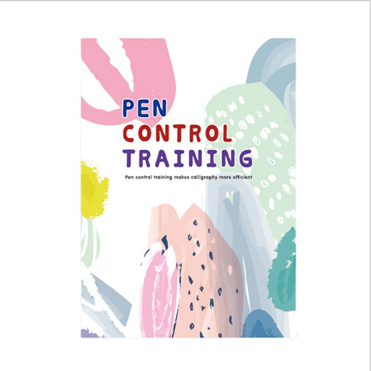 A quick practice book for children's pen control techniques detail image 1