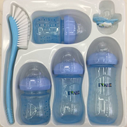 1-3 year old baby bottle set with color box full figure