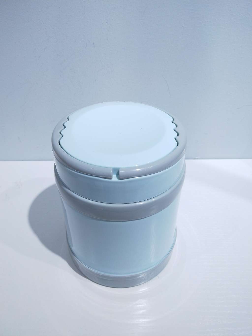 T07-8872不锈钢保温饭盒 便携式提手保温桶 便当盒塑料餐具详情图3