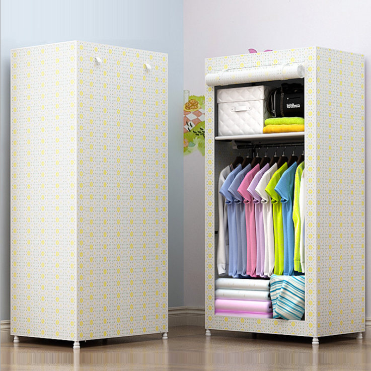 加厚钢管牛津布衣柜详情图5