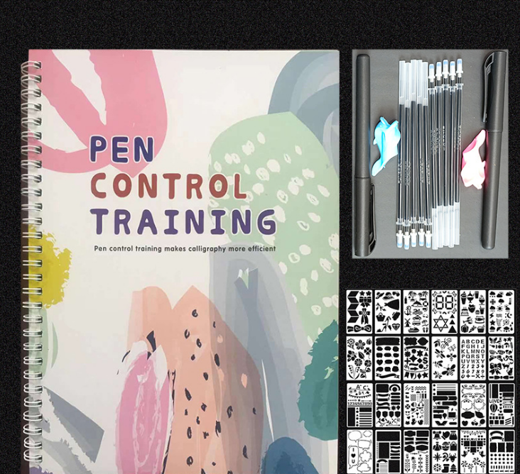 A quick practice book for children's pen control techniques detail image 4