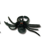 Wholesale of spider ring toys, Halloween decorations, 5-piece packs