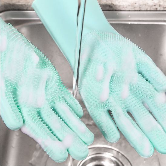 硅胶双面洗碗手套详情图1