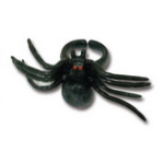 Wholesale of 6-piece sets of spider ring toys for Halloween decoration
