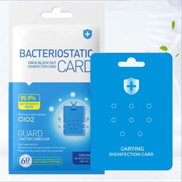 Air protection Deodorizing sterilizing card