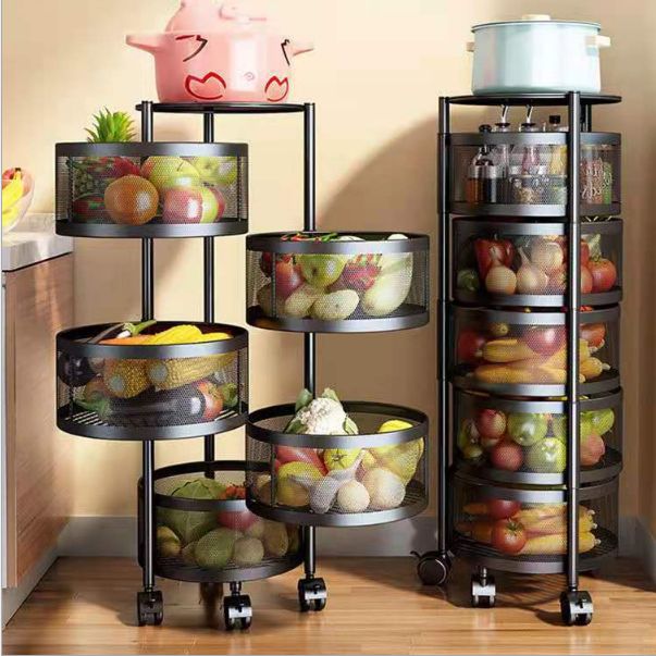 Rotating vegetable rack 360 degrees
