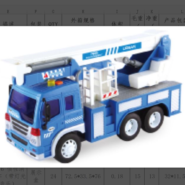 WY293S展示盒灯光音乐多功能惯性车飞机