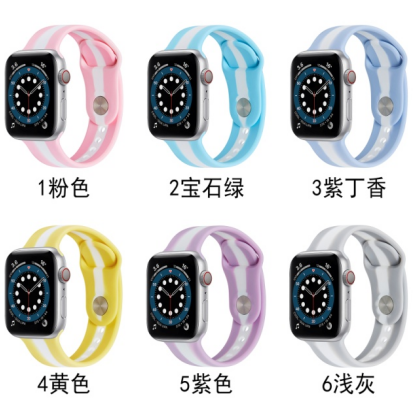 Rubber silicone strap instead of Seiko Rolex curved mouth strap does not fade