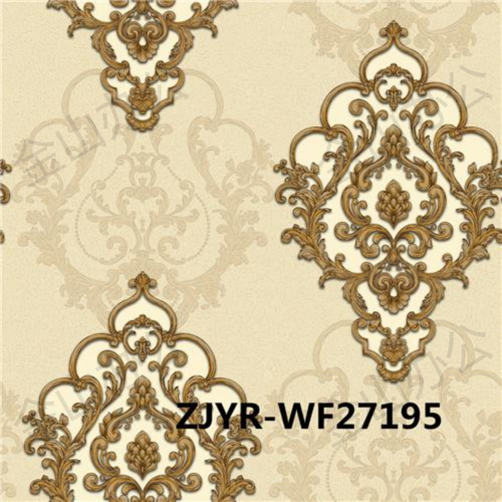 3 Three-dimensional European-style wallpaper self-adhesive waterproof and moisture-proof living room background wall paper, bedroom warm decoration, glue-free wallpaper detail image 1