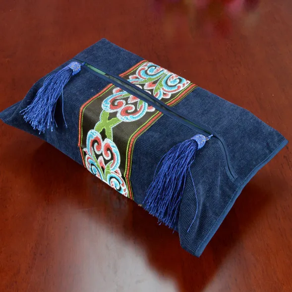 A new classical modern home fabric decoration tissue cover detail image 4