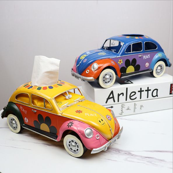 Volkswagen Beetle model tissue box