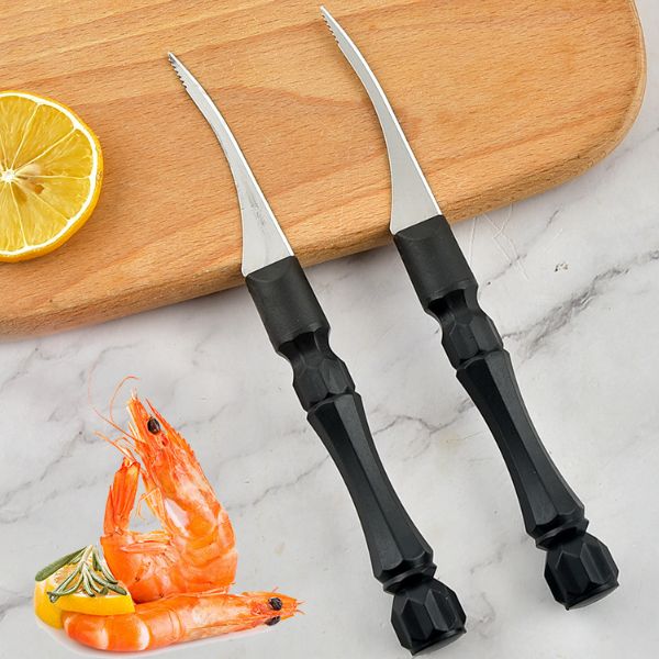 Stainless steel shrimp wire knife