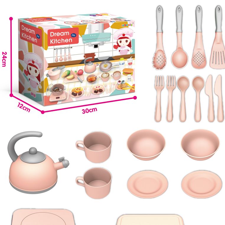 301-3P声光音乐触摸厨房套 （不包电 包电+0.75元 3个7号电池）