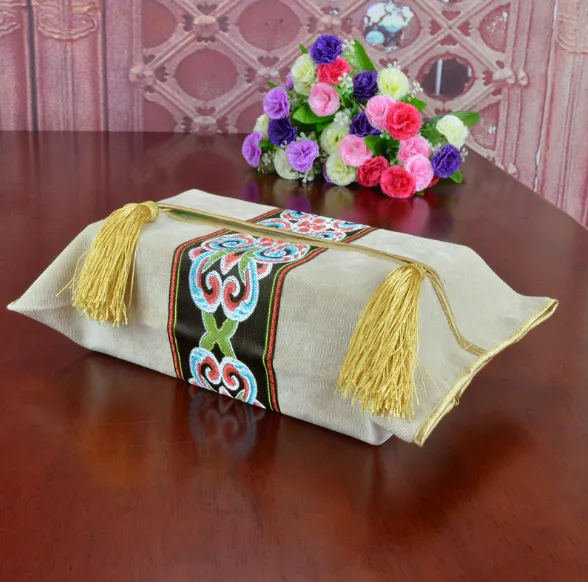 A new classical modern home fabric decoration tissue cover detail image 5