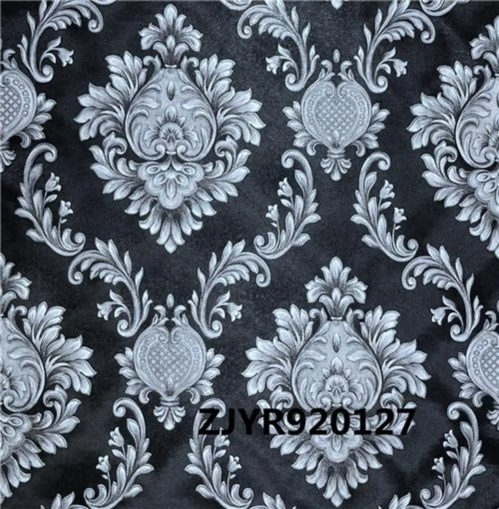 Brown-brown 3D European-style relief wallpaper for bedrooms, living rooms, hotel projects, luxurious court-style large flower background wall paper detail image 6