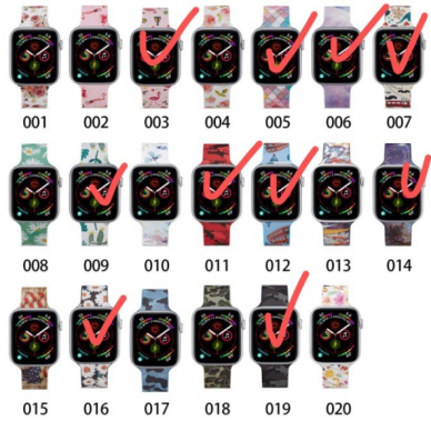 Phone Watch Strap Accessories Watch Strap Buckle Watch accessories Silica gel active loop rubber watch ring Bezel leather ring