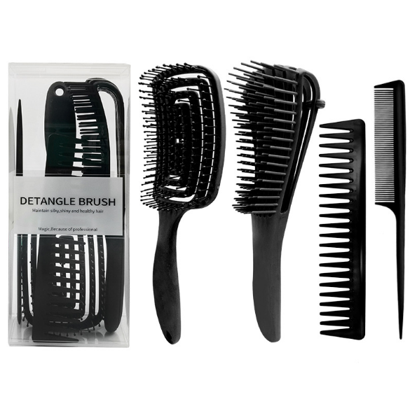 New 8-prong comb 4-piece set detail image 1