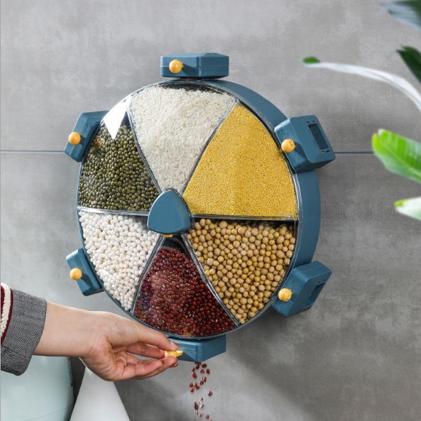 Swivel storage box