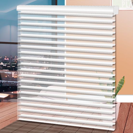 韩式香格里拉帘柔纱帘遮光卧室客厅卫生间百叶窗帘办公室卷帘