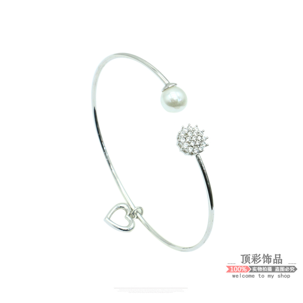 High-grade exquisite superflash zircon pull bracelet for women bracelet girls all open bracelet 8