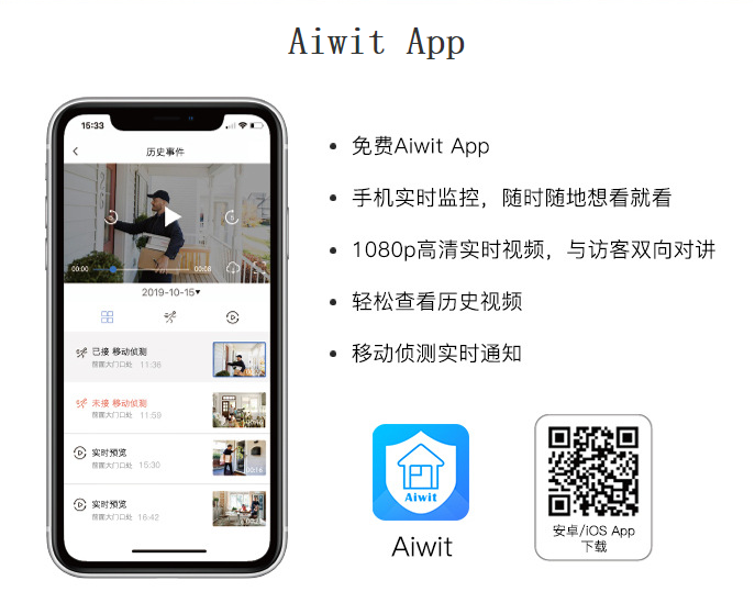 EKEN Astro太阳能摄像机监控摄像头室外无线微小型安防WIFI防水尘详情7