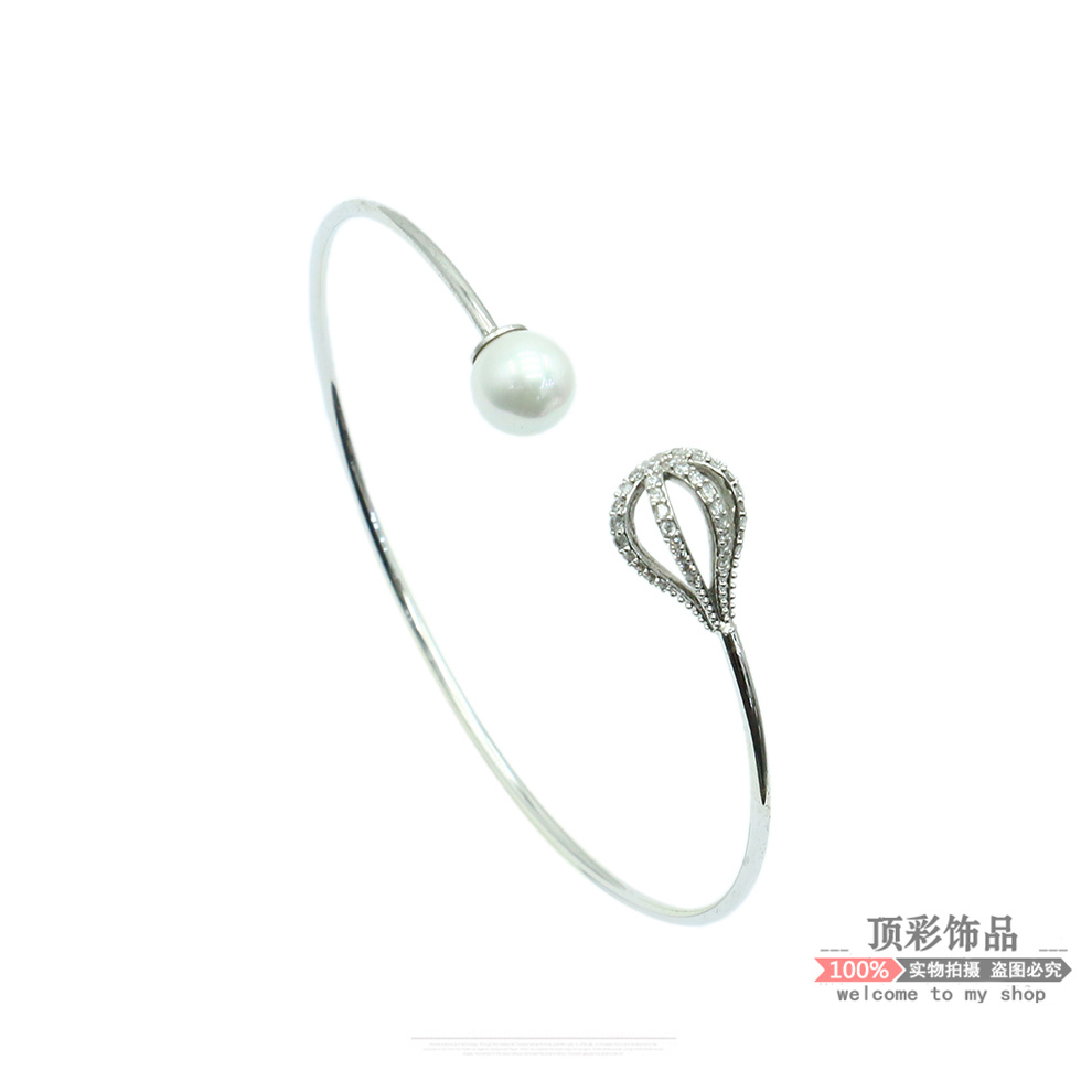High-grade exquisite superflash zircon pull bracelet for women bracelet girls all open bracelet 9