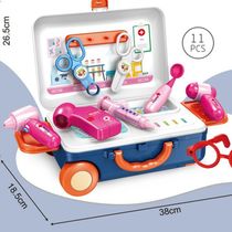 678-117A sealed color box girl heart European style kitchen set