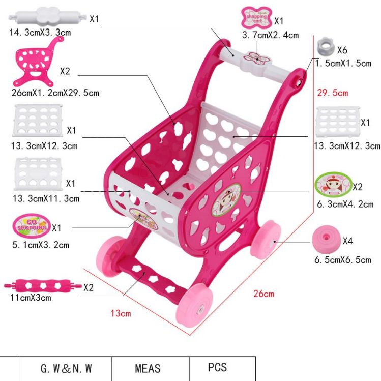 938-1密封彩盒装少女心欧式小款厨房套装产品图