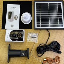 EKEN Paso太阳能监控摄像头1080P室外无线安防IP65防水尘摄像机器